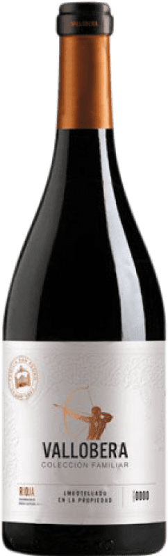 47,95 € Envoi gratuit | Vin rouge Vallobera Colección Familiar Réserve D.O.Ca. Rioja La Rioja Espagne Tempranillo, Grenache Bouteille 75 cl