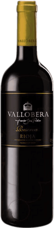 22,95 € Бесплатная доставка | Красное вино Vallobera Резерв D.O.Ca. Rioja Ла-Риоха Испания Tempranillo бутылка Магнум 1,5 L
