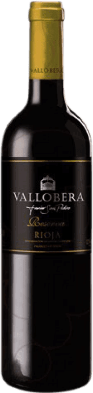 23,95 € Бесплатная доставка | Красное вино Vallobera Резерва D.O.Ca. Rioja Ла-Риоха Испания Tempranillo — Темпранильо Бутылка Магнум 1,5 L