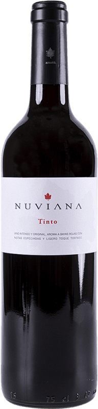 6,95 € Free Shipping | Red wine Belver de Cinca Nuviana Young I.G.P. Vino de la Tierra del Valle del Cinca Aragon Spain Tempranillo, Cabernet Sauvignon Bottle 75 cl