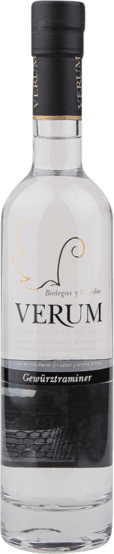 10,95 € Spedizione Gratuita | Grappa Orujo Verum Spagna Gewürztraminer Bottiglietta Terzo 35 cl