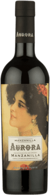 15,95 € Envio grátis | Vinho Generoso Fortificado Yuste Aurora D.O. Manzanilla-Sanlúcar de Barrameda Andalucía y Extremadura Espanha Palomino Fino 75 cl