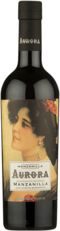 13,95 € Envío gratis | Vino Generoso Fortificado Yuste Aurora D.O. Manzanilla-Sanlúcar de Barrameda Andalucía y Extremadura España Palomino Fino Botella 75 cl
