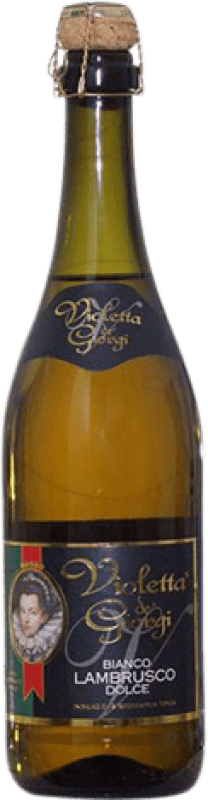 4,95 € Spedizione Gratuita | Spumante bianco Dei Giorgi Violetta Dolce D.O.C. Lambrusco di Sorbara Italia Lambrusco Bottiglia 75 cl