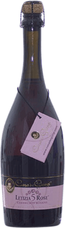 10,95 € 送料無料 | ロゼスパークリングワイン Dei Giorgi Letizia 5 Rose 甘い D.O.C. Lambrusco di Sorbara イタリア Lambrusco ボトル 75 cl