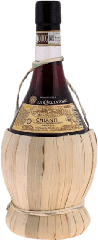 16,95 € Бесплатная доставка | Красное вино Caldirola La Cacciatora старения D.O.C.G. Chianti Италия Sangiovese Специальная бутылка 2 L
