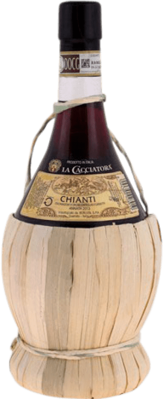 17,95 € Kostenloser Versand | Rotwein Caldirola La Cacciatora Crianza — Kurze Fassreifung D.O.C.G. Chianti Italien Sangiovese Spezialflasche 2 L