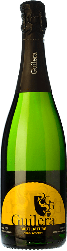 18,95 € 免费送货 | 白起泡酒 Guilera Brut Nature 大储备 D.O. Cava 加泰罗尼亚 西班牙 Macabeo, Xarel·lo, Parellada 瓶子 75 cl