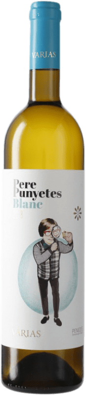 8,95 € Spedizione Gratuita | Vino bianco Cava Varias Pere Punyetes Giovane D.O. Penedès Catalogna Spagna Moscato, Xarel·lo Bottiglia 75 cl