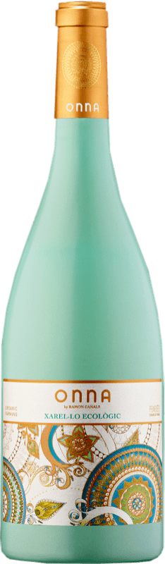 10,95 € Envio grátis | Vinho branco Caves Ramón Canals Onna Jovem D.O. Penedès Catalunha Espanha Xarel·lo Garrafa 75 cl