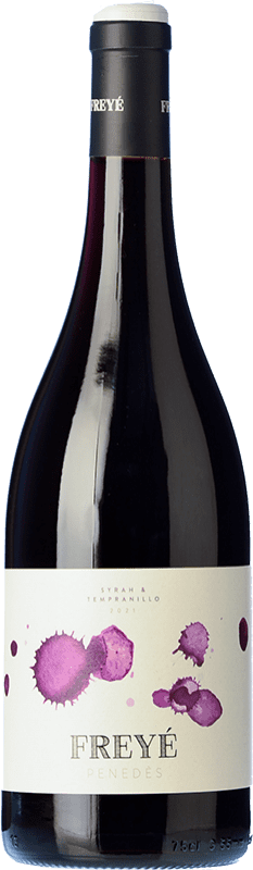 12,95 € Free Shipping | Red Wine Vallformosa Masía Freyé Crianza — Aged D.O. Penedès Catalonia Spain Tempranillo, Syrah — Shiraz Bottle 75 cl