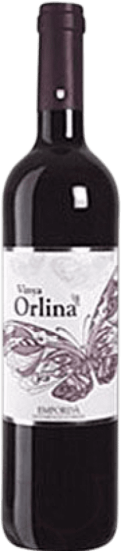 3,95 € Free Shipping | Red wine Celler d'Espollá Vinya Orlina Negre Young D.O. Empordà Catalonia Spain Merlot, Grenache, Mazuelo, Carignan Bottle 75 cl