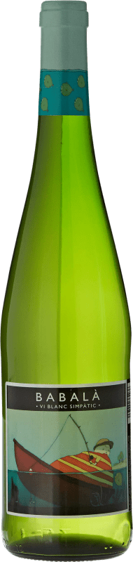 8,95 € Envío gratis | Vino blanco Celler d'Espollá Babalà Joven D.O. Empordà Cataluña España Moscato, Cariñena Blanca Botella 75 cl