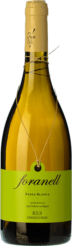 19,95 € Spedizione Gratuita | Vino bianco Celler Quim Batlle Foranell Crianza D.O. Alella Catalogna Spagna Pansa Blanca Bottiglia 75 cl