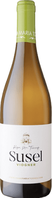 8,95 € Бесплатная доставка | Белое вино Celler Rosa María Torres Susel молодое D.O. Conca de Barberà Каталония Испания Viognier — Вионье Бутылка 75 cl
