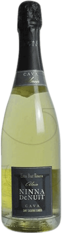 11,95 € Envío gratis | Espumoso blanco Bellmunt del Priorat Ninna de Nuit Alaia Brut Reserva D.O. Cava Cataluña España Macabeo, Chardonnay, Parellada Botella 75 cl