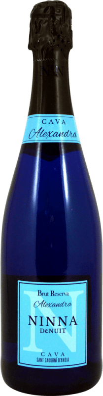 6,95 € 免费送货 | 白起泡酒 Bellmunt del Priorat Ninna de Nuit Alexandra 香槟 预订 D.O. Cava 加泰罗尼亚 西班牙 Macabeo, Xarel·lo, Parellada 瓶子 75 cl