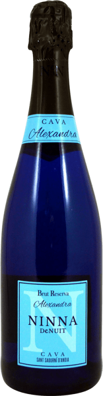 6,95 € Envoi gratuit | Vin Mousseux Blanc Bellmunt del Priorat Ninna de Nuit Alexandra Brut Réserve D.O. Cava Catalogne Espagne Macabeo, Xarel·lo, Parellada Bouteille 75 cl