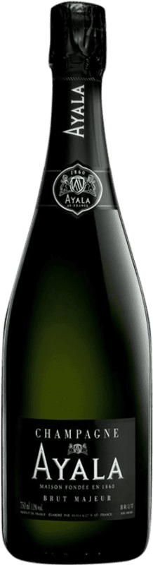 49,95 € Kostenloser Versand | Weißer Sekt Maison Ayala Majeur Brut Große Reserve A.O.C. Champagne Champagner Frankreich Pinot Schwarz, Chardonnay, Pinot Meunier Flasche 75 cl