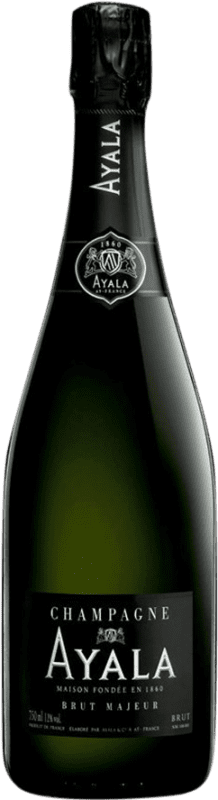 49,95 € 送料無料 | 白スパークリングワイン Maison Ayala Majeur Brut グランド・リザーブ A.O.C. Champagne シャンパン フランス Pinot Black, Chardonnay, Pinot Meunier ボトル 75 cl