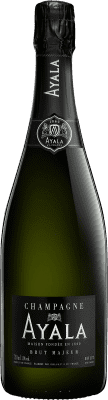 56,95 € 送料無料 | 白スパークリングワイン Maison Ayala Majeur Brut グランド・リザーブ A.O.C. Champagne フランス Pinot Black, Chardonnay, Pinot Meunier ボトル 75 cl