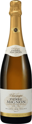48,95 € Бесплатная доставка | Белое игристое Pierre Mignon Blanc de Noirs брют Гранд Резерв A.O.C. Champagne Франция Pinot Black, Pinot Meunier бутылка 75 cl