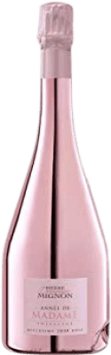 131,95 € Бесплатная доставка | Розовое игристое вино Pierre Mignon Madame Privilege Brut — брют Гран Резерва A.O.C. Champagne Франция Pinot Noir — Пино Нуар, Chardonnay — Шардоне, Pinot Meunier — Пино Менье 75 cl