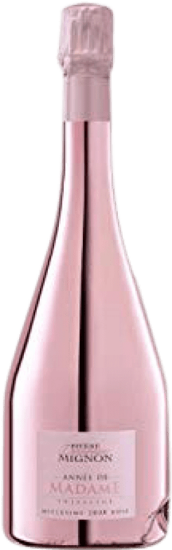 131,95 € Free Shipping | Rosé Sparkling Wine Pierre Mignon Madame Privilege Brut Grand Reserve — Long Barrel-Aged A.O.C. Champagne France Pinot Noir, Chardonnay, Pinot Meunier 75 cl