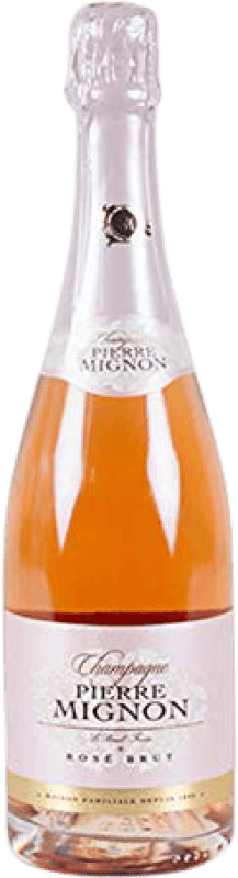47,95 € Free Shipping | Rosé Sparkling Wine Pierre Mignon Brut Rosé Grand Reserve — Long Barrel-Aged A.O.C. Champagne France Pinot Noir, Chardonnay, Pinot Meunier 75 cl
