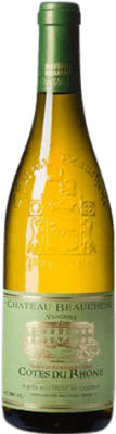 16,95 € Envío gratis | Vino blanco Château Beauchene Joven A.O.C. Francia Francia Viognier Botella 75 cl