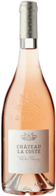 13,95 € Envio grátis | Vinho rosé Château La Coste Jovem A.O.C. França França Syrah, Grenache, Cinsault Garrafa 75 cl