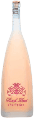 34,95 € Spedizione Gratuita | Vino rosato Château Puech-Haut Prestige Givré Giovane A.O.C. Francia Francia Grenache, Cinsault Bottiglia Magnum 1,5 L