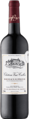 9,95 € Free Shipping | Red wine Château Vrai Caillou Aged A.O.C. Bordeaux France Merlot, Cabernet Sauvignon, Cabernet Franc Bottle 75 cl