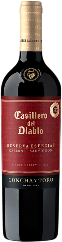 25,95 € Бесплатная доставка | Красное вино Concha y Toro Casillero del Diablo Especial Резерв I.G. Valle del Maule Долина Мауле Чили Cabernet Sauvignon бутылка 75 cl