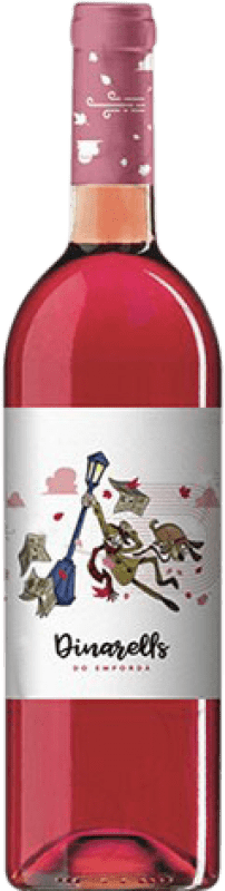 6,95 € Envio grátis | Vinho Rosé Garriguella Dinarells Jovem D.O. Empordà Catalunha Espanha Tempranillo, Garnacha — Grenache, Mazuelo, Cariñena — Carignan Garrafa 75 cl