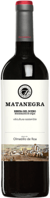 14,95 € 免费送货 | 红酒 Pagos de Matanegra Olmedillo D.O. Ribera del Duero 卡斯蒂利亚莱昂 西班牙 Tempranillo 瓶子 75 cl