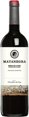 14,95 € Envío gratis | Vino tinto Pagos de Matanegra Olmedillo D.O. Ribera del Duero Castilla y León España Tempranillo Botella 75 cl