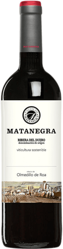 13,95 € 免费送货 | 红酒 Pagos de Matanegra Olmedillo D.O. Ribera del Duero 卡斯蒂利亚莱昂 西班牙 Tempranillo 瓶子 75 cl