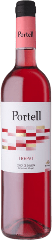 6,95 € Бесплатная доставка | Розовое вино Sarral Portell молодое D.O. Conca de Barberà Каталония Испания Trepat — Трепат 75 cl