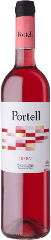 6,95 € 免费送货 | 玫瑰酒 Sarral Portell 年轻的 D.O. Conca de Barberà 加泰罗尼亚 西班牙 Trepat 瓶子 75 cl