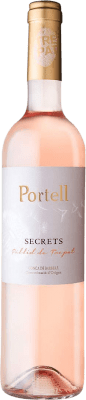 9,95 € 免费送货 | 玫瑰酒 Sarral Portell Secrets 年轻的 D.O. Conca de Barberà 加泰罗尼亚 西班牙 Trepat 瓶子 75 cl