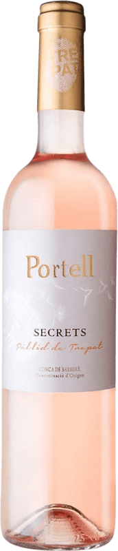 8,95 € Free Shipping | Rosé wine Sarral Portell Secrets Young D.O. Conca de Barberà Catalonia Spain Trepat Bottle 75 cl