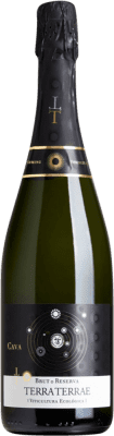 12,95 € Kostenloser Versand | Weißer Sekt Covides Terra Terrae Brut — Herb Reserve — Gereift D.O. Cava Katalonien Spanien Macabeo, Xarel·lo, Parellada 75 cl