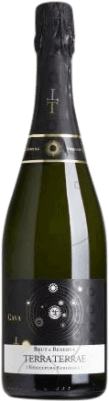 12,95 € Spedizione Gratuita | Spumante bianco Covides Terra Terrae Brut Riserva D.O. Cava Catalogna Spagna Macabeo, Xarel·lo, Parellada Bottiglia 75 cl