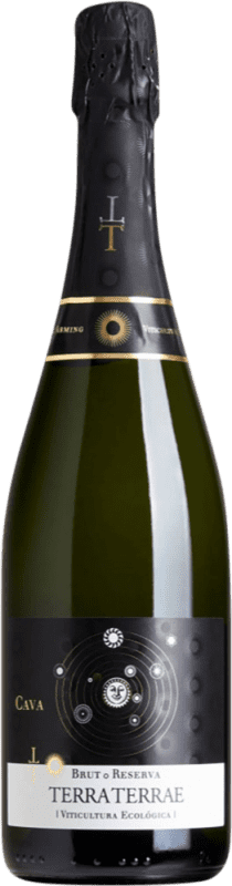 12,95 € Spedizione Gratuita | Spumante Bianco Covides Terra Terrae Brut Riserva D.O. Cava Catalogna Spagna Macabeo, Xarel·lo, Parellada 75 cl