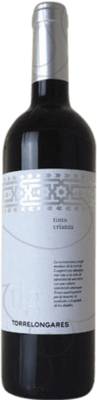 3,95 € Spedizione Gratuita | Vino Rosso Covinca Torrelongares Crianza — Invecchiato in Botte D.O. Cariñena Aragona Spagna Tempranillo, Garnacha — Grenache 75 cl