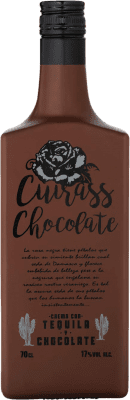16,95 € Envio grátis | Licor Creme Cuirass Tequila Cream Chocolate Espanha Garrafa 70 cl