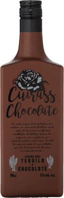 16,95 € Spedizione Gratuita | Crema di Liquore Cuirass Tequila Chocolate Spagna Bottiglia 70 cl