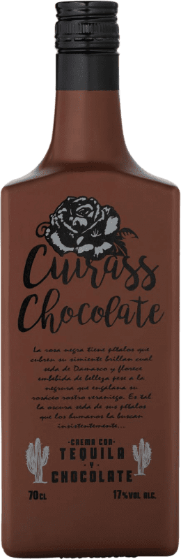 12,95 € Envío gratis | Tequila Cuirass Rose Crema España 70 cl Chocolate, Tequila