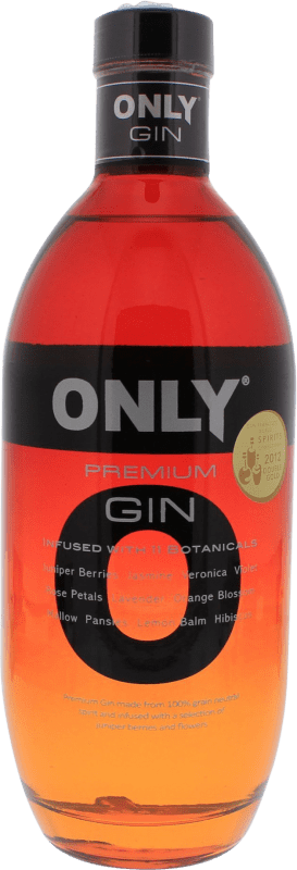 47,95 € Envio grátis | Genever Gin Campeny Only Premium Gin Espanha Garrafa 70 cl